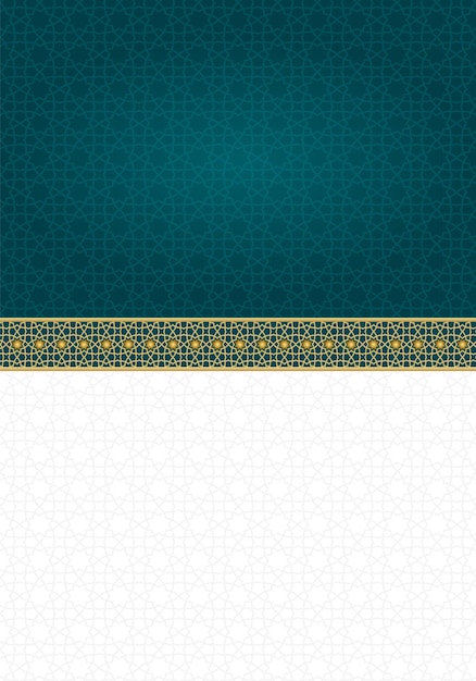 Islamic background with Arabic pattern Arabic book cover Ramadan background