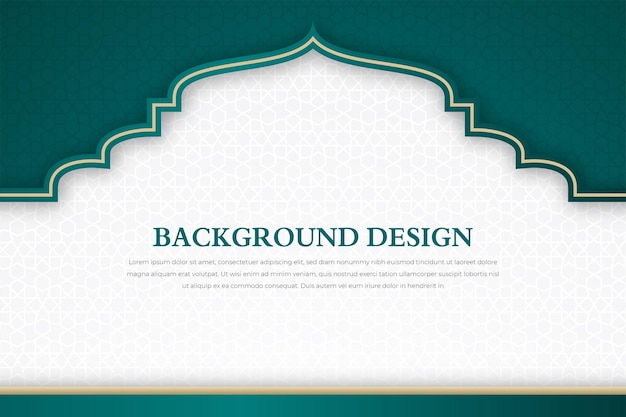 Islamic background with arabic style and turkish ornament use for ramadan poster and arabian texture