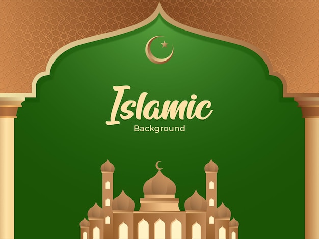 Islamic Background with Mosque