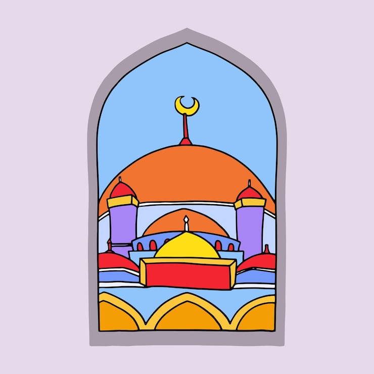 Вектор концепция иллюстрации исламского дизайна для happy eid mubarak или ramadan003