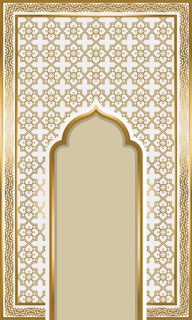 Islamic frame background