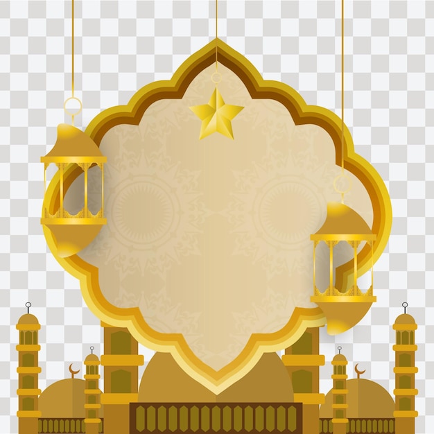 Islamic frame border