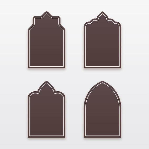 Islamic gates shapes