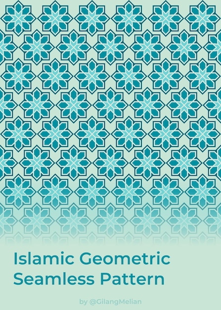 Vector islamic geometric seamless pattern