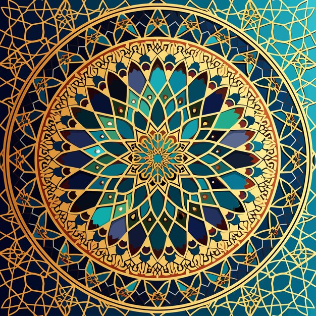 Vector islamic geometric