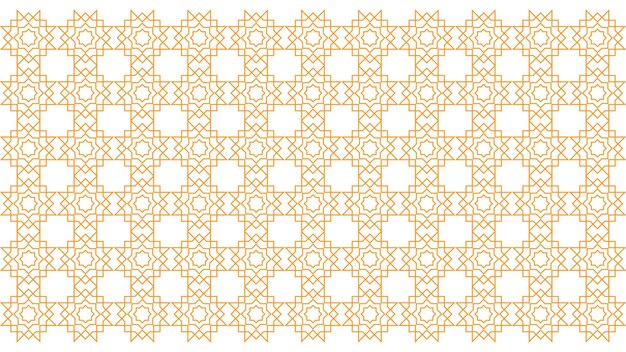 Islamic golden color pattern