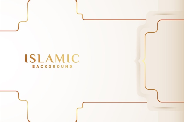 Исламский градиентный орнамент роскошный фон