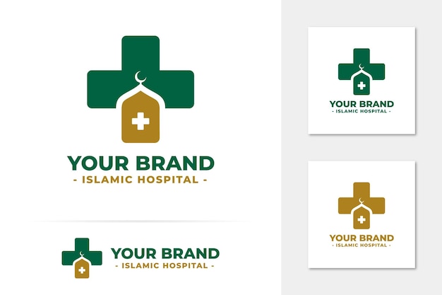 Вектор логотипа исламской больницы