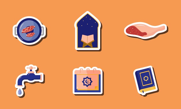 Islamic Icon Sticker Set Collection