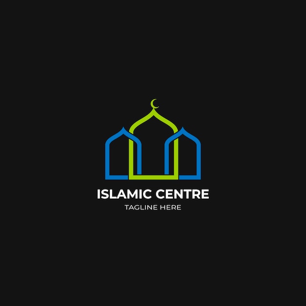 Islamic logo in two colors