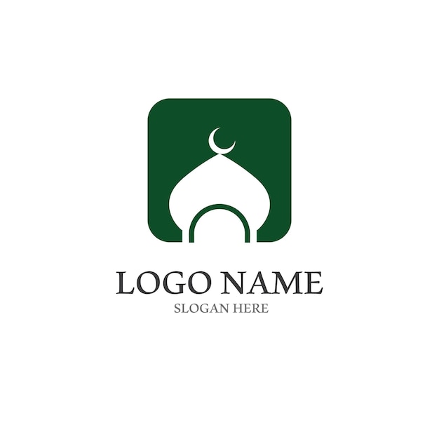 Islamic logo and vector template