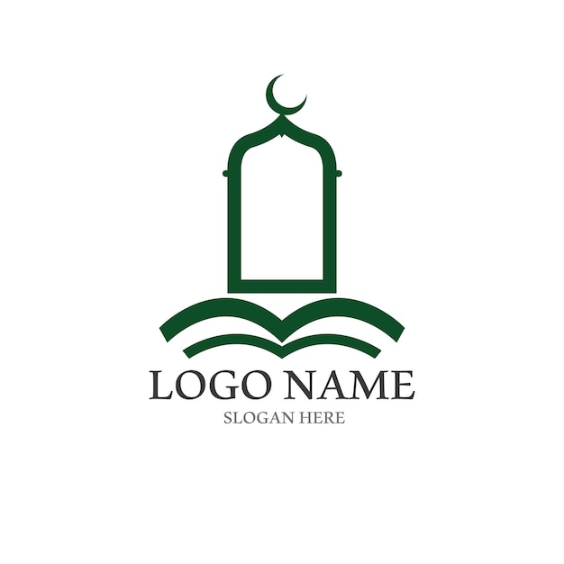 Islamic logo and vector template