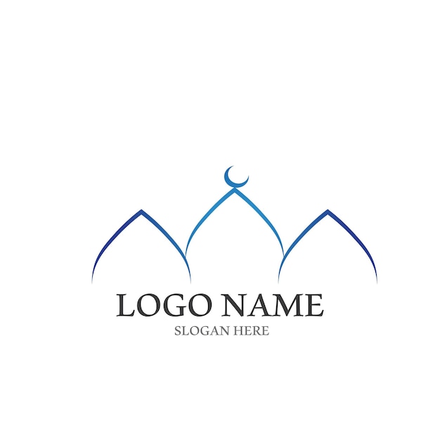 Islamic logo and vector template