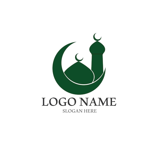 Islamic logo and vector template