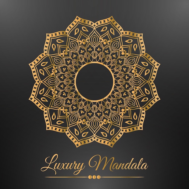 Vector islamic luxury gorgeous mandala design template