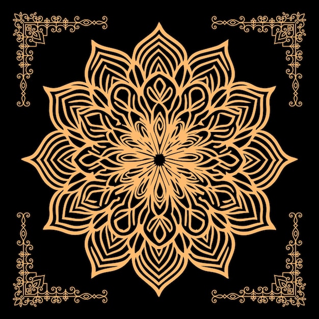 Islamic luxury mandala design