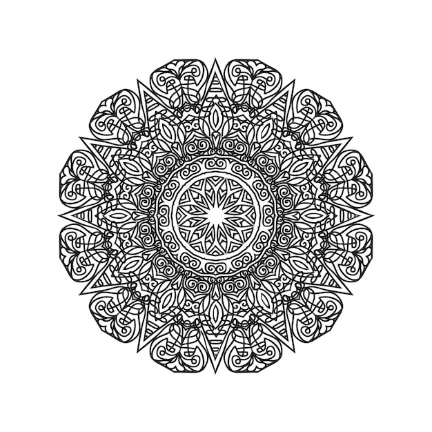 Islamic mandala background vector illustration