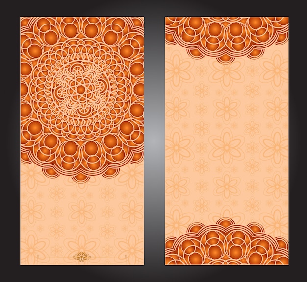 Set di carte mandala islamico