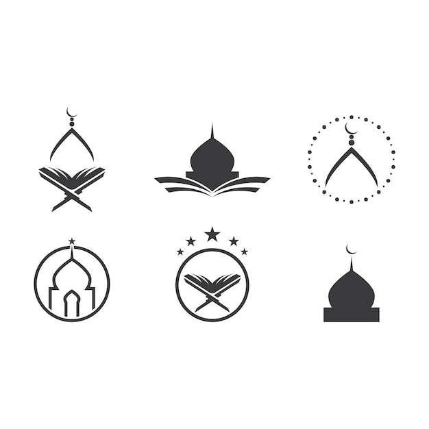 Vector islamic mosque logo
