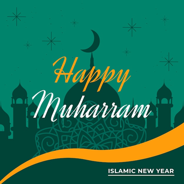 Islamic new year background