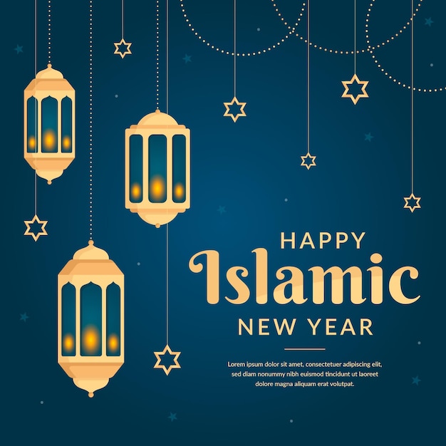 Vector islamic new year illustration