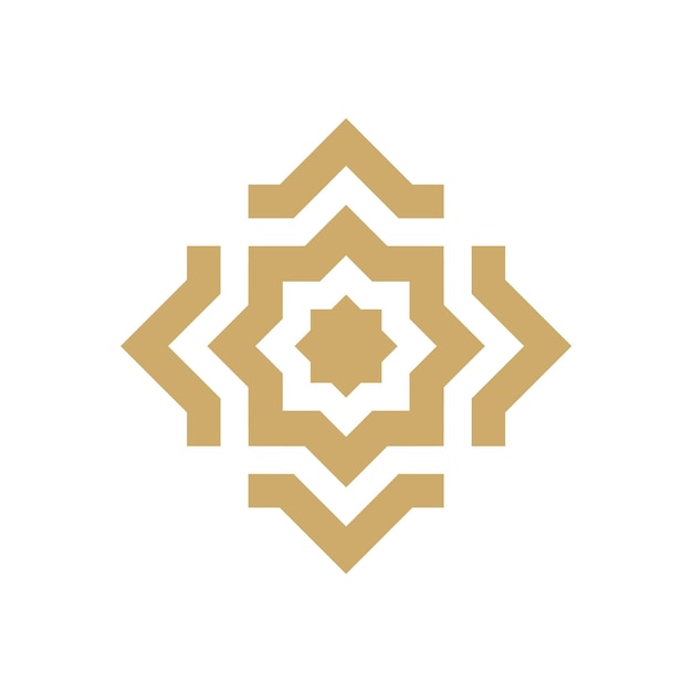 Vector islamic ornament arab style logo icon vector design