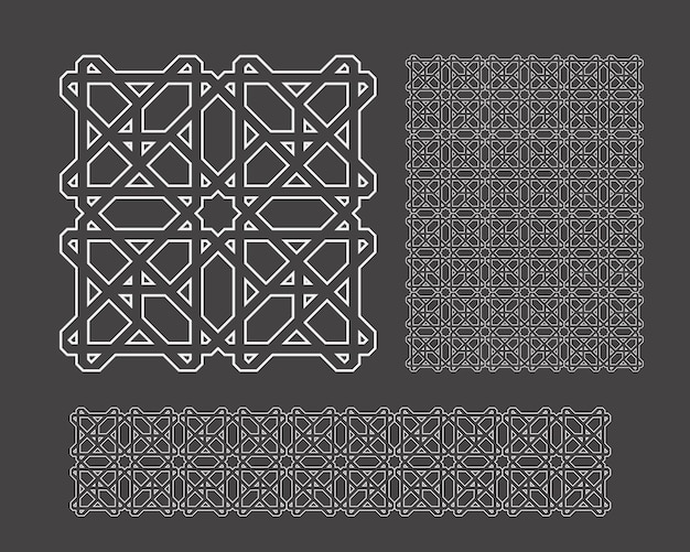 Vector islamic ornament asset