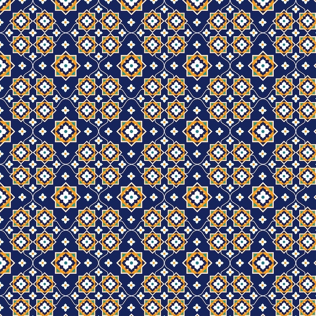 Vector islamic pattern design and islamic art pattern