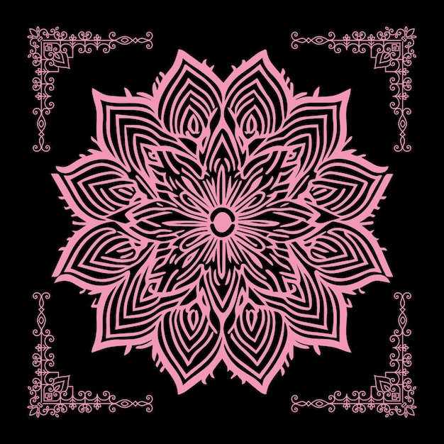 Islamic pattern mandala background