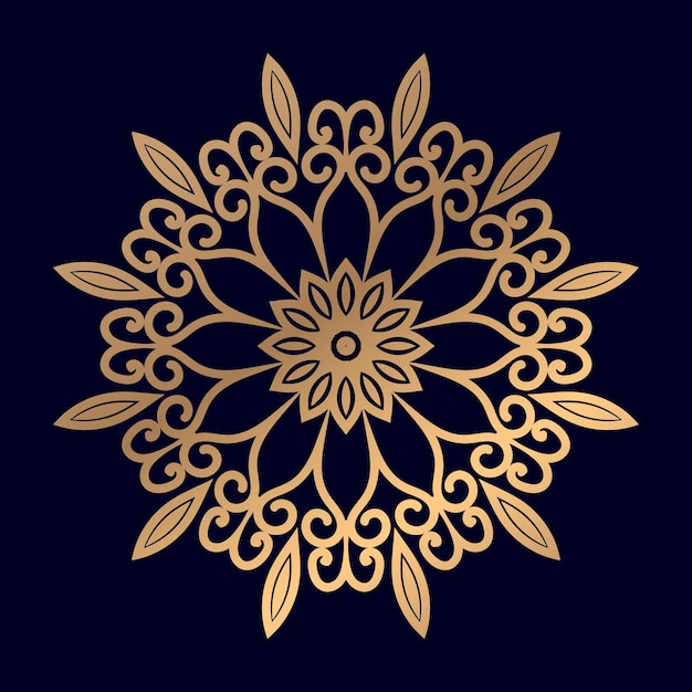 Исламский узор мандала дизайн иллюстрации фон вектор шаблон
