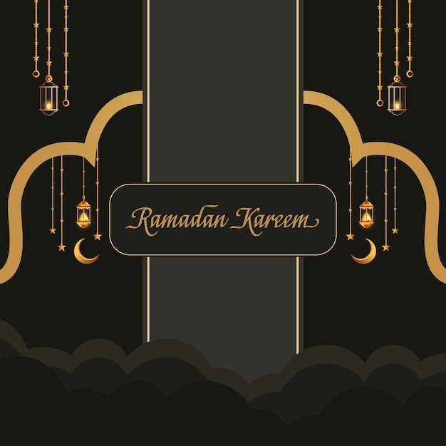 Islamic Ramadan Kareem Background Illustration