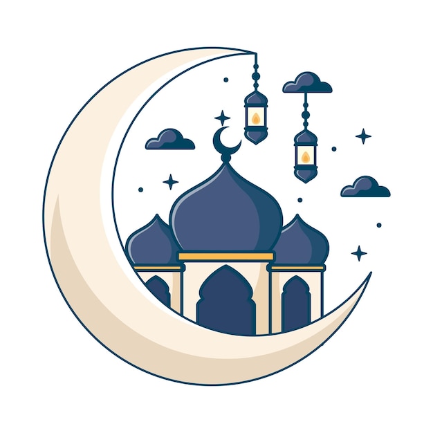 Vector islamic ramadan kareem illustration design