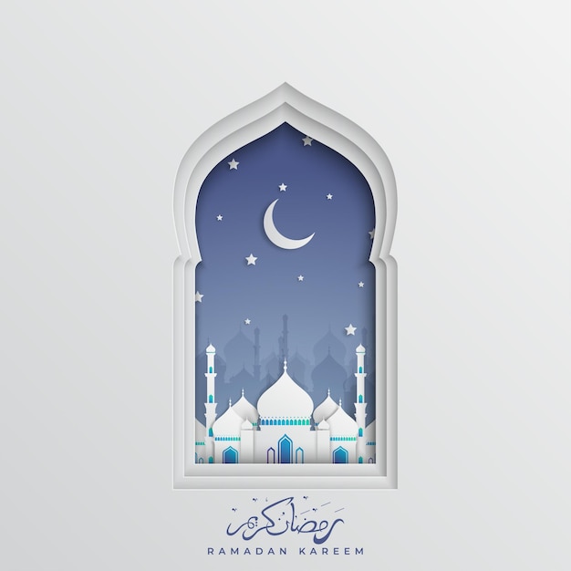 Vector islamic ramadan kareem muslim festival background