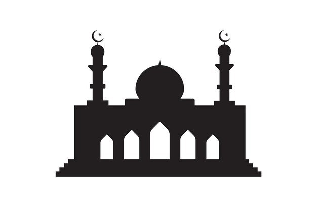 Vector islamic ramadan mosque vector