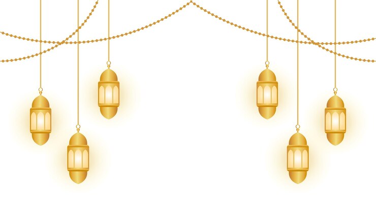 Vector islamic ramadhan mubarak lantern background