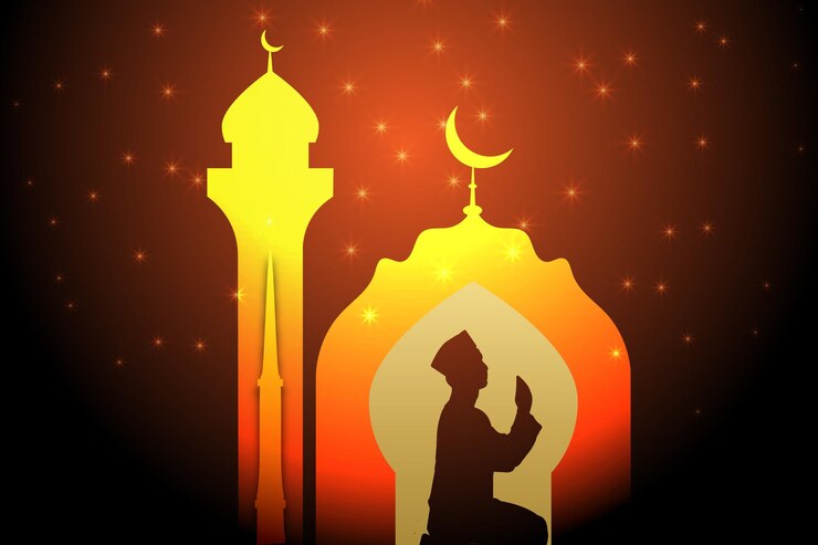 वेक्टर islamic sale poster eid mubarak mosque member islamic vector illustration islamic sale banner