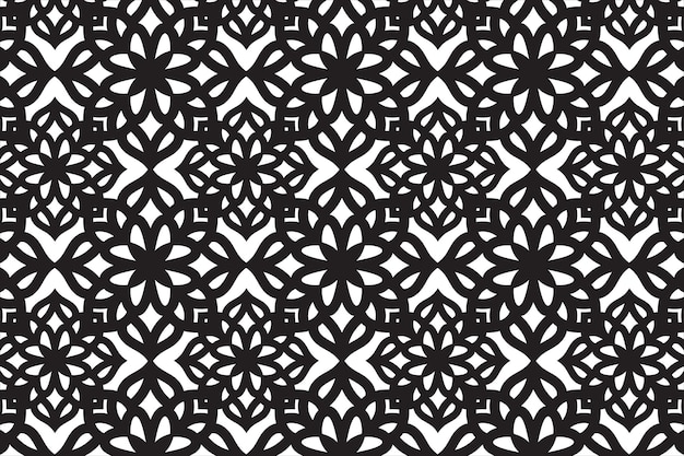 Islamic seamless pattern with arabic and islamic ornament