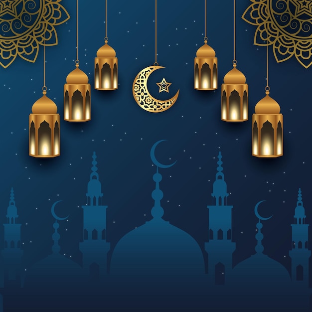islamic social media ramadan kareem background.