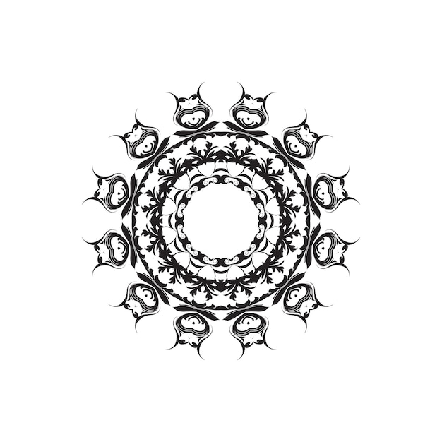 Islamic style mandala vector.