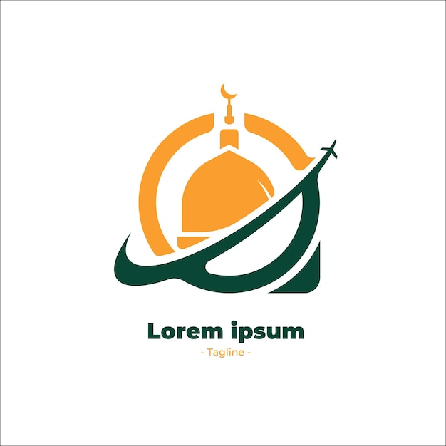 Vector islamic travel logo