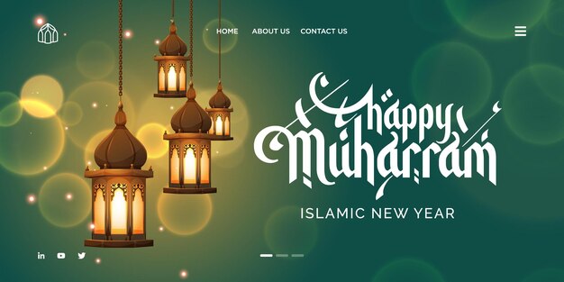 Islamic website header