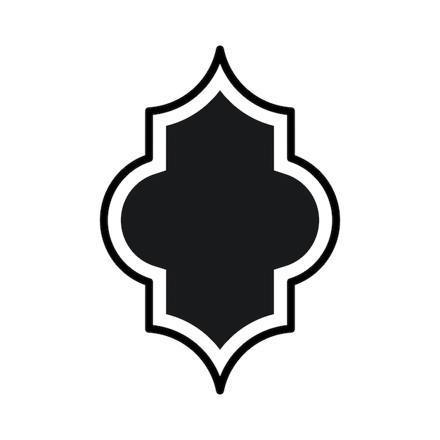 Vector islamitisch icon ornament