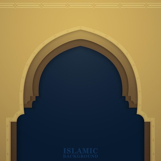 Islamitische achtergrond is elegant en eenvoudig