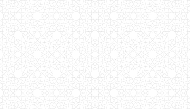 Vector islamitische achtergrond met arabisch zeshoekig ornament en arabisch naadloos geometrisch patroon textuur