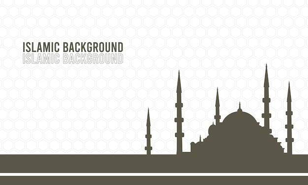 Islamitische achtergrond met patroon