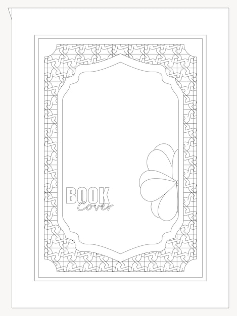 Islamitische boek Cover Design vector frame.