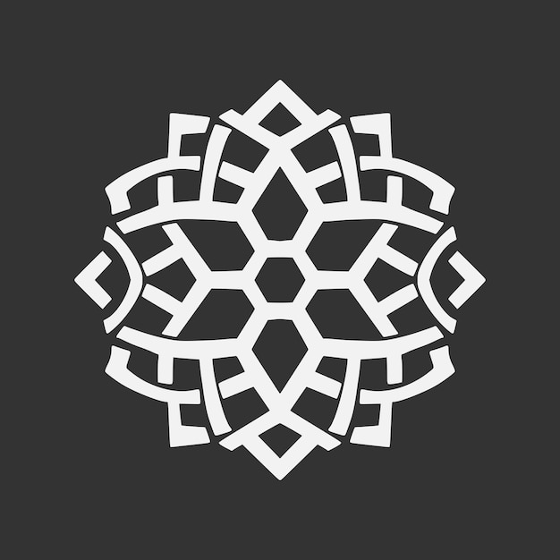 Islamitische geometrische abstracte mandala Etnisch decoratief element