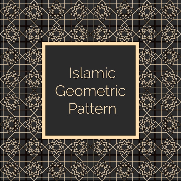 Islamitische geometrische patroon achtergrond