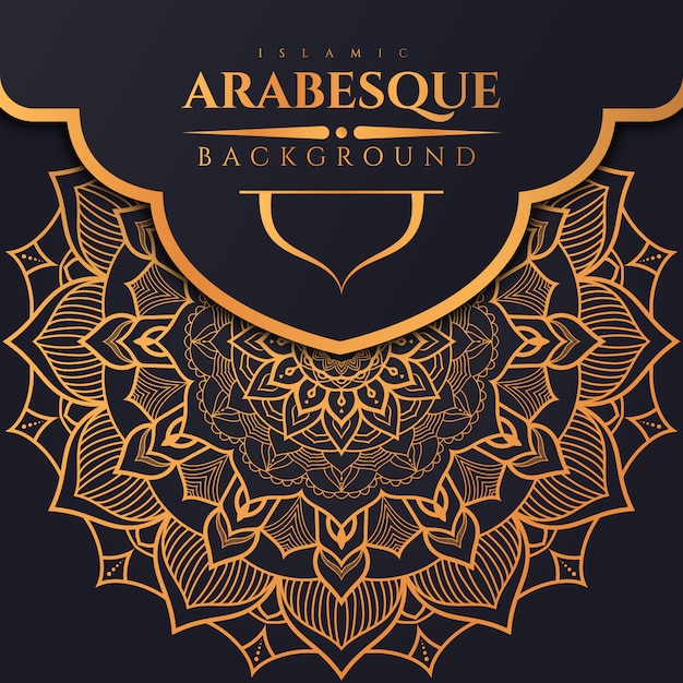 Islamitische luxe arabesque mandala