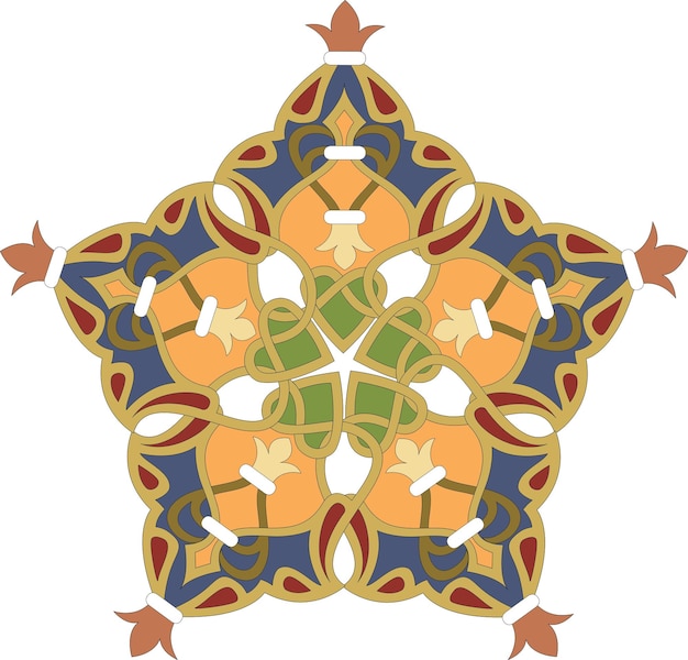 Islamitische ornamentversieringen voor de maand ramadan, eid en moskeeversieringen